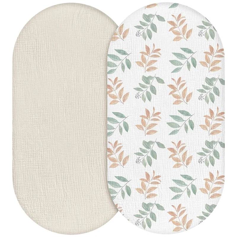 Soft & Breathable Muslin Bassinet Sheets