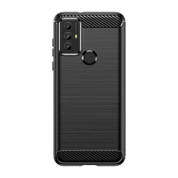 Ultimate Shock Resistant Silicone Phone Case - Soft TPU Protective Back Cover for Moto G Play 2023 (Black)