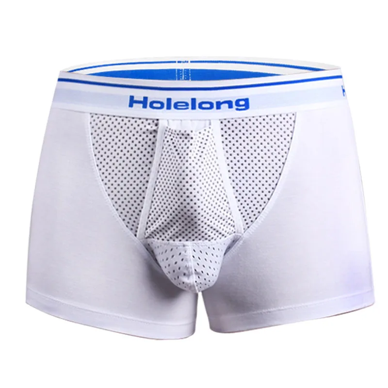 Tomalin Scrotal Support with Boxer Briefs Men's Separation Underwear Big Bag Dehumidification Breathable Comfortable Sexy Boxers
