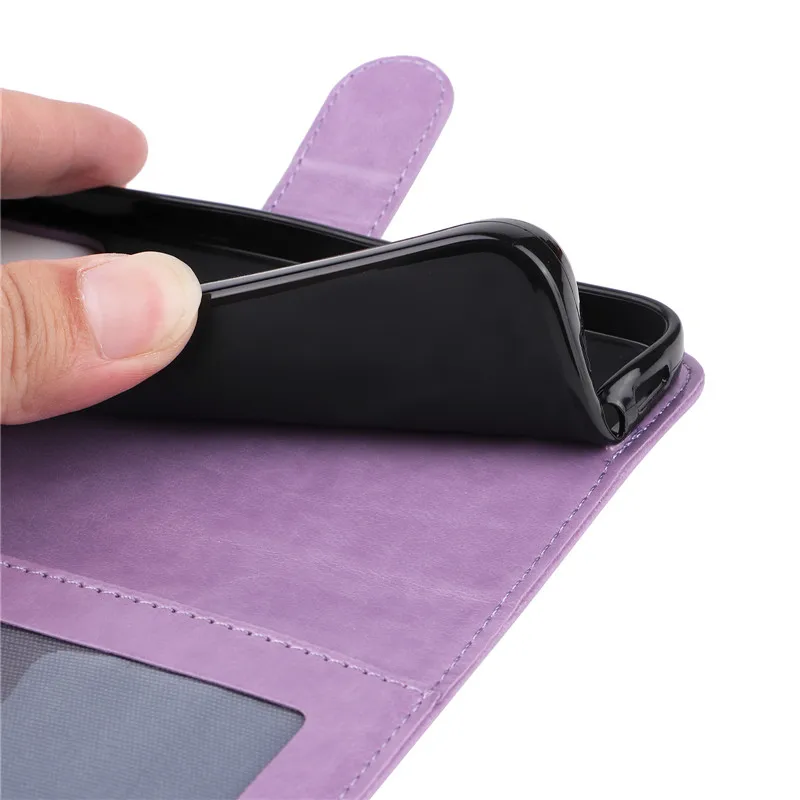 Elegant 3D Sunflower Luxury Wallet Flip Case - Shockproof PU Leather Phone Cover