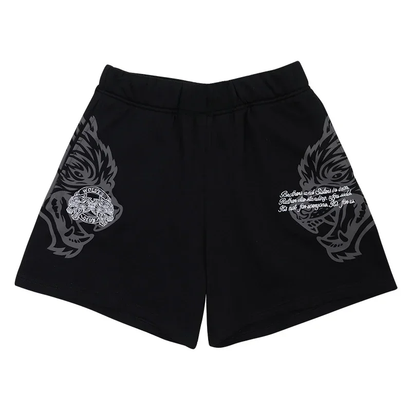 American Fashion Trend Men's Fitness Sports Shorts Slim Fit Strong Rebound Summer Street Five-point Pants Men'sandWomen's Shorts