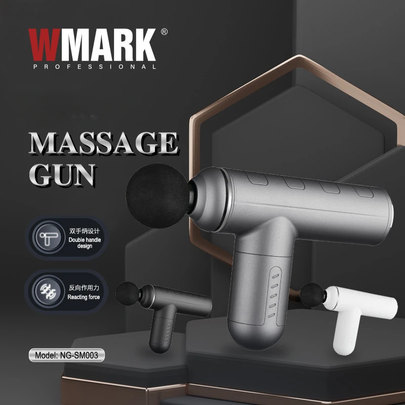 

2024NEW WMARK NG-SM003 мини-пистолет для фаски, электрическое ударопрочное фитнес-оборудование с USB-разъемом, расслабляющий массажер для мышц, пленочный пистолет для шеи