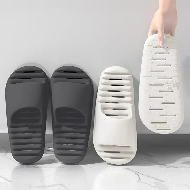 Women Summer Home Bathroom Couple Shower Slippers Water Leakage Quick Drying Non Slip