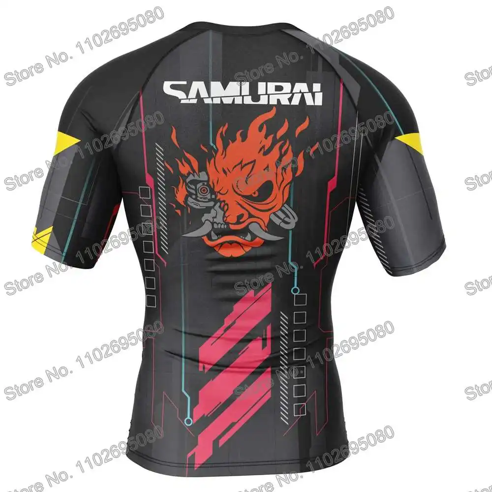 ARPG Game Surf Clothing BJJ MMA Men Rash Guard Short Sleeve Diving T-Shirt Tight Swimwear Summer Beach Floatsuit Women GYM Tops