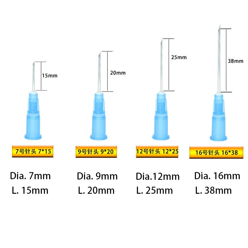 100pcs Veterinary Disposable Injection Syringe Needle with Shell Farm Supplies Dispensing Tools For Pig Cattle Sheep Dog Chicken