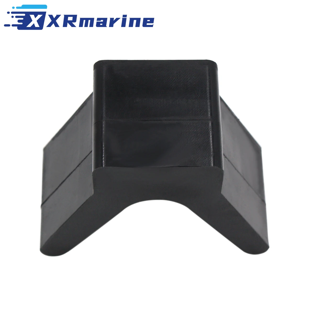 2 Inch Mounting Width Boat Trailer Black Molded Rubber V Bow Stop boat trailer bow stop