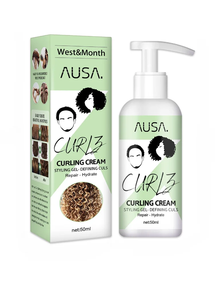 Description Picture 3 of itemHair Curly Cream Hair Styling Products Booster Defining Hair Curl Enhancer Moisturizing Repair Cream Para Cabelo Cacheado