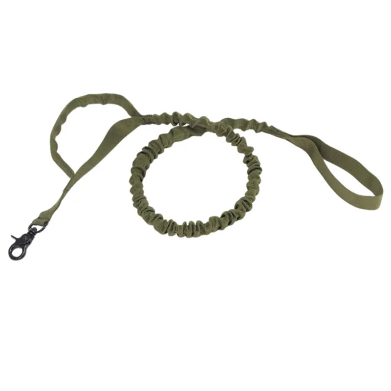 Army Tactical Dog Leash Nylon Bungee Leashes Pet Military Lead Belt Training Running Leash For Medium Large Dogs German Shepherd 