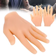 

Tattoo Practice Hand Silicone Soft Tattoo Skin Practice Left/Right Fake Hands Training Tool Accessories Tattoo Artist Beginners