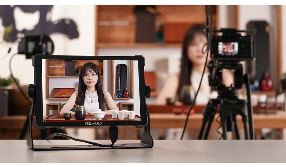 T10 10" Full HD Field Monitor 1920*1200 500Nit Brightness 1500:1 Contrast DSLR C