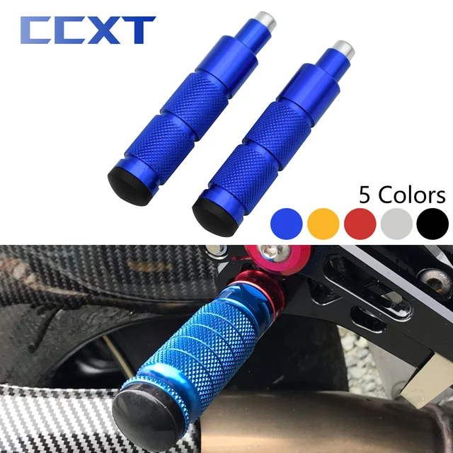 Lot De 2 Repose-pieds Pour Moto - Accessoires De Modification Pour Pédale De Moto - Convient Pour PEG REST (bleu