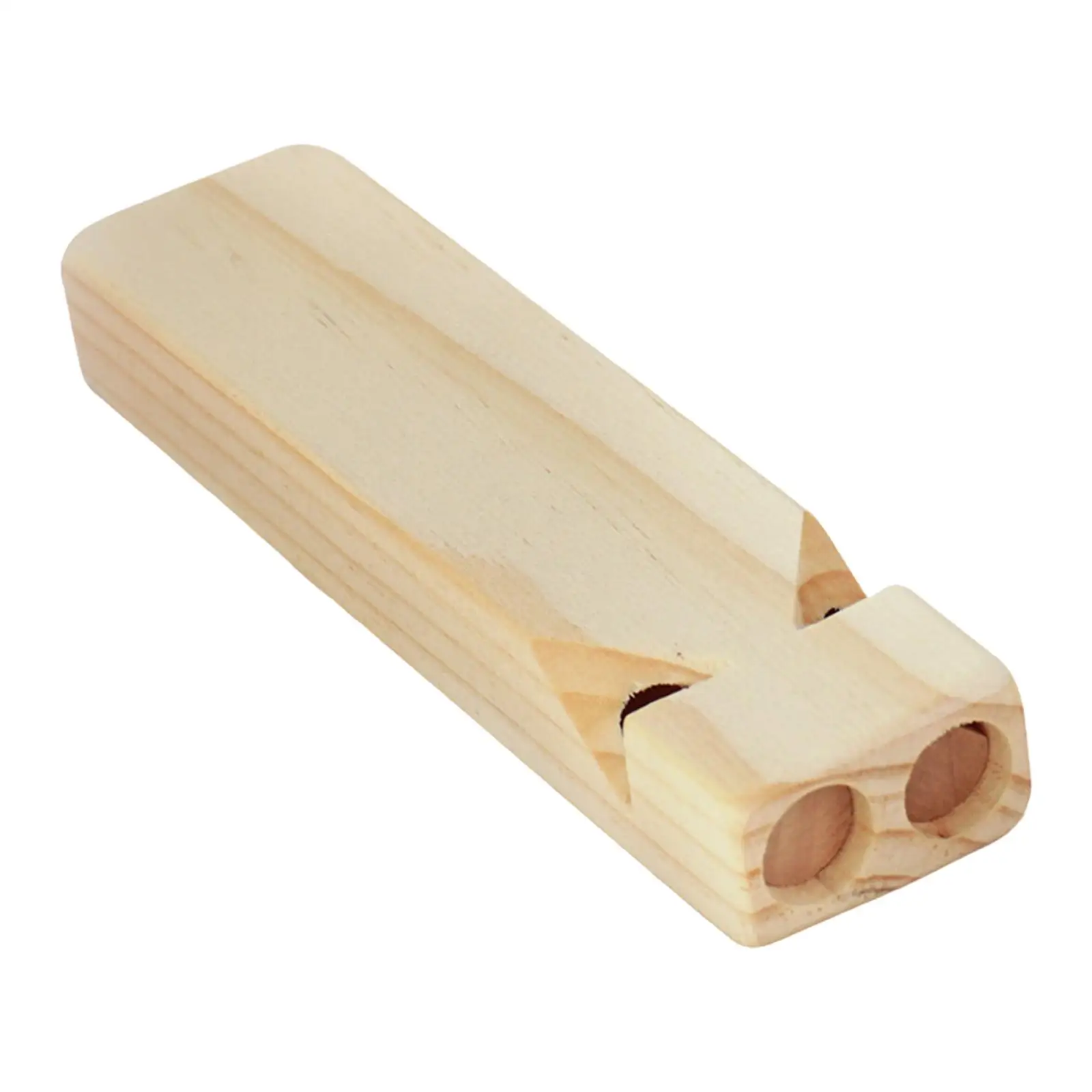 Kids Wooden Train Whistle Toy Musical Train Whistle Teaching Aid Learning Activities Solid Wood Wooden wooden train whistle toy