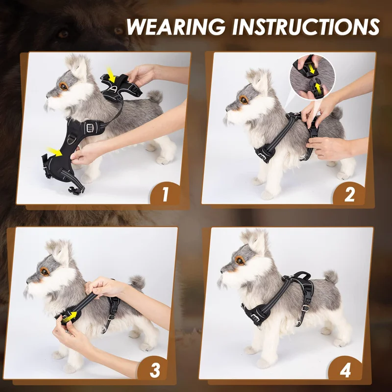 Benepaw-No Pull Dog Harness, No Choke, fácil