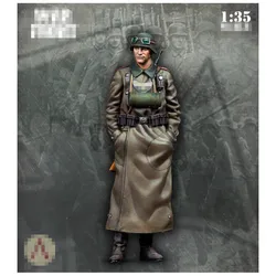 Poupée en résine moulée à l'échelle 1/35, modèle WWII, Kit d'assemblage non peint pour 1 personne, livraison gratuite 