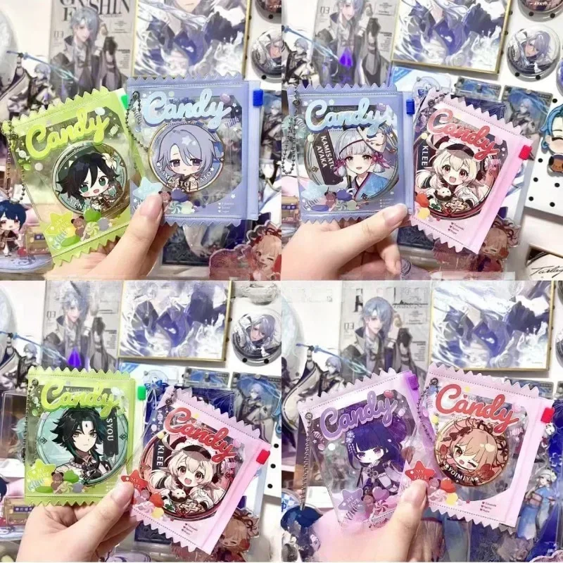 Candy Bag Props Large Badge Storage Display Bag Pendant Protective Shell Card Doll 1pcs card holder card protector idol card protector card display stand desk card holder photo card holder postcard holder memory card protector