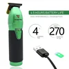 JUCAI Pro New Professional Clipper Hair Trimme Ultra-thin "0 Tooth Pitch" Sculpting 7200RPM High Quality Charging Wireless Hair 5