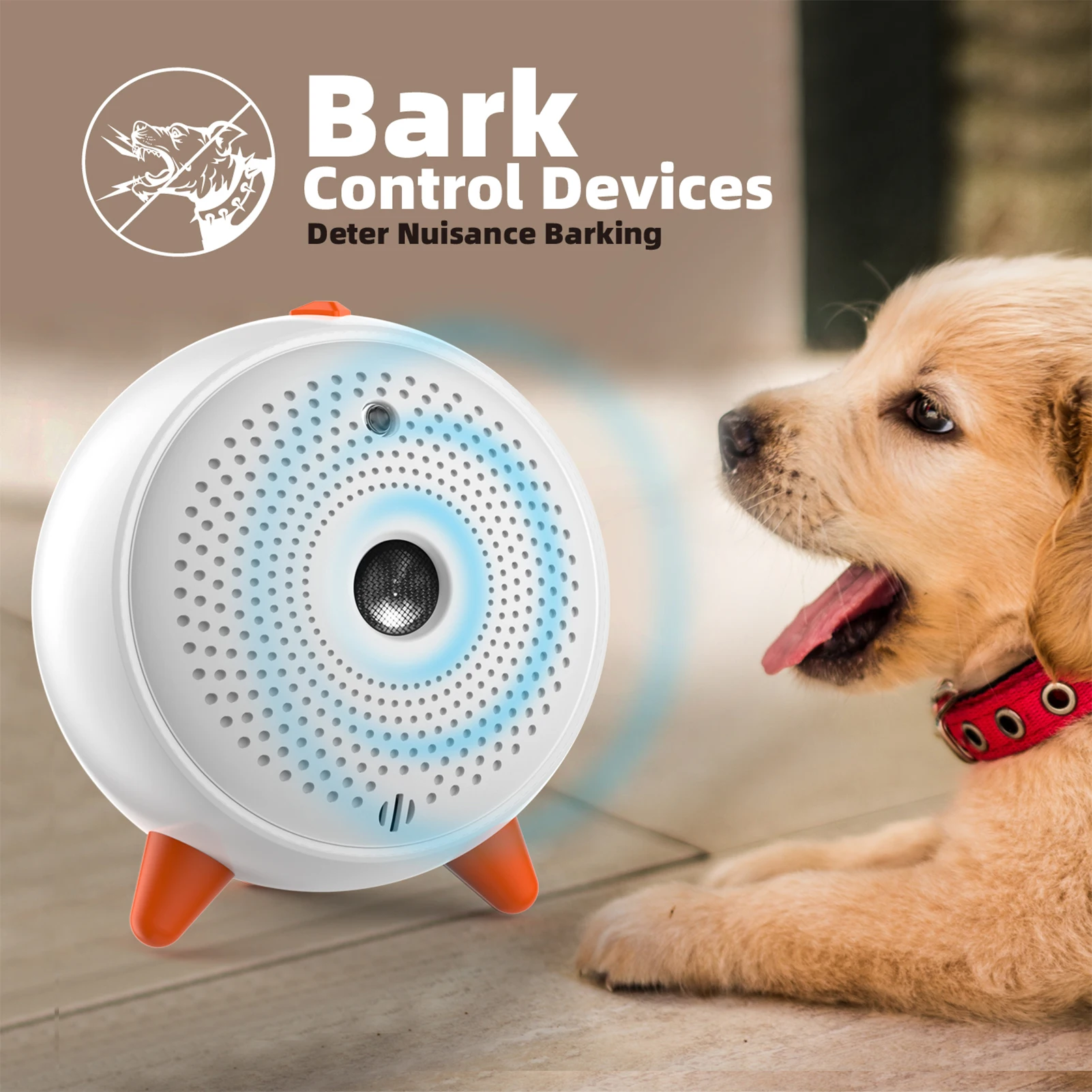 Anti Barking Device Dog Bark Control Behavior Training Tool 10m Control Range LED Indicate Indoor and Outdoor Deterrent System dog bark deterrent dog repeller