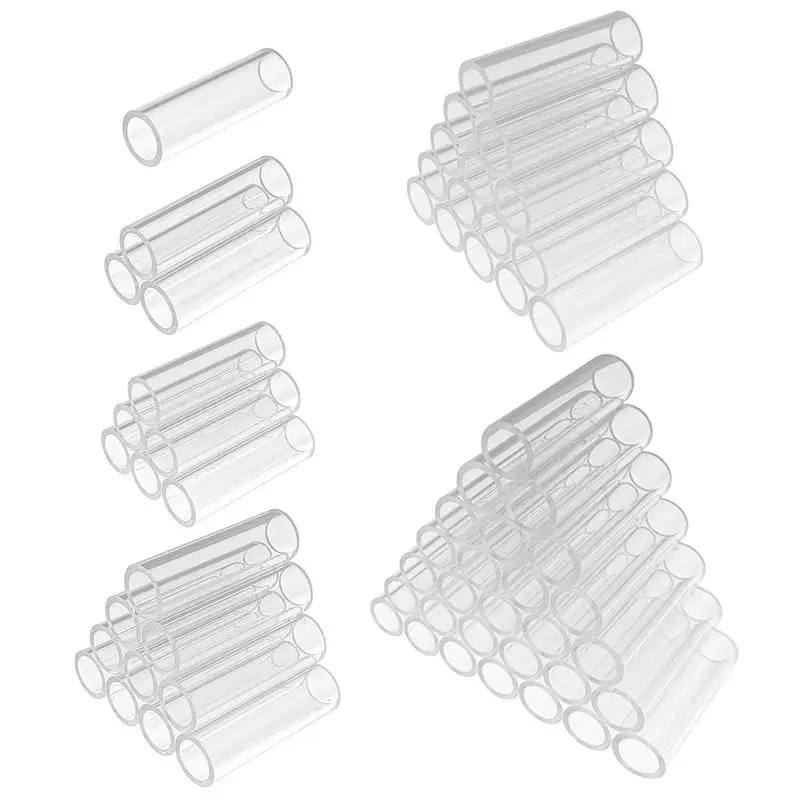 

Aquarium Shrimp Shelter Tube Cave Clear Acrylic Mini Habitat Breeding House Fish Hideaway Pipe Encourage for Tank Decoration