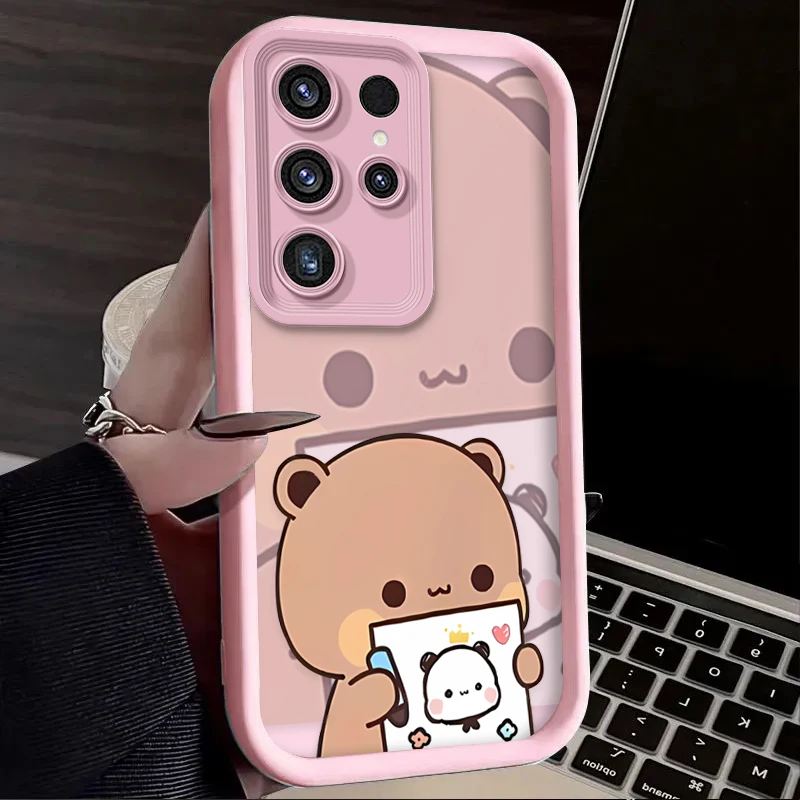 Adorable Dudu Bubu Couple Cartoon Silicone Phone Case