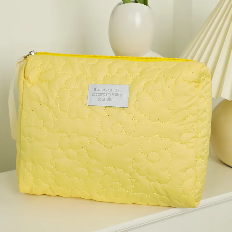 Floral Large-Capacity Waterproof Travel Cosmetic Bag