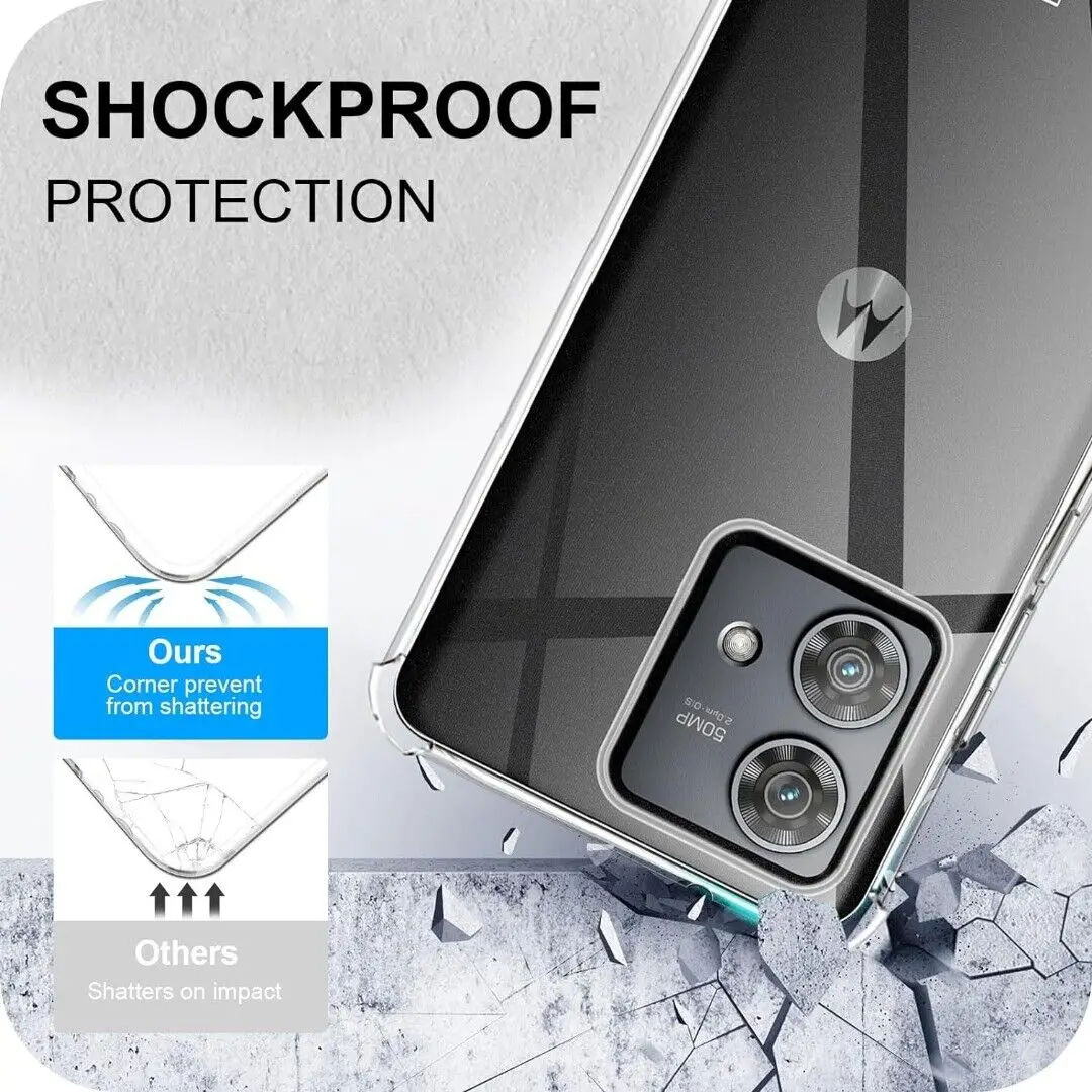 Shockproof Clear TPU Airbag Case - Ultra Protective Cover