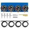 With Hose For 4 Cylinder Engines Machines Motorcycle Fuel Carburetor Synchronizer Vacuum Balancer Gauge Synchronizer Tool 3
