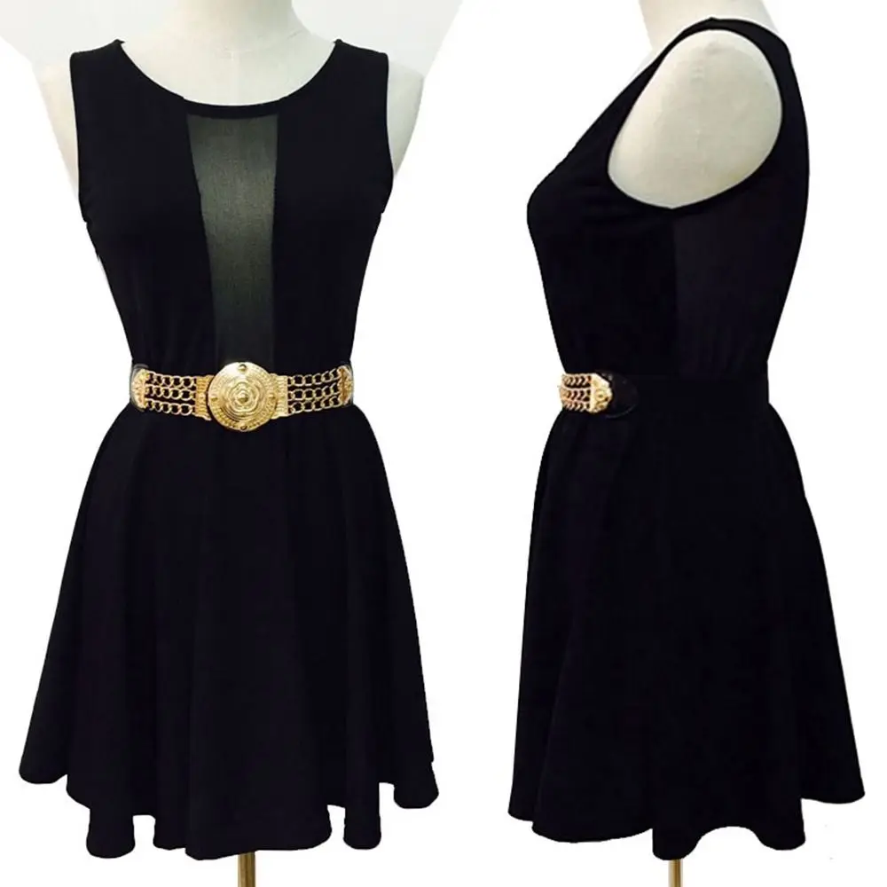 Luxury Design Party Wedding Moroccan Style Floral Gold Chain Belt Flower Waist Strap Belly Waist Belts Metal Waistband