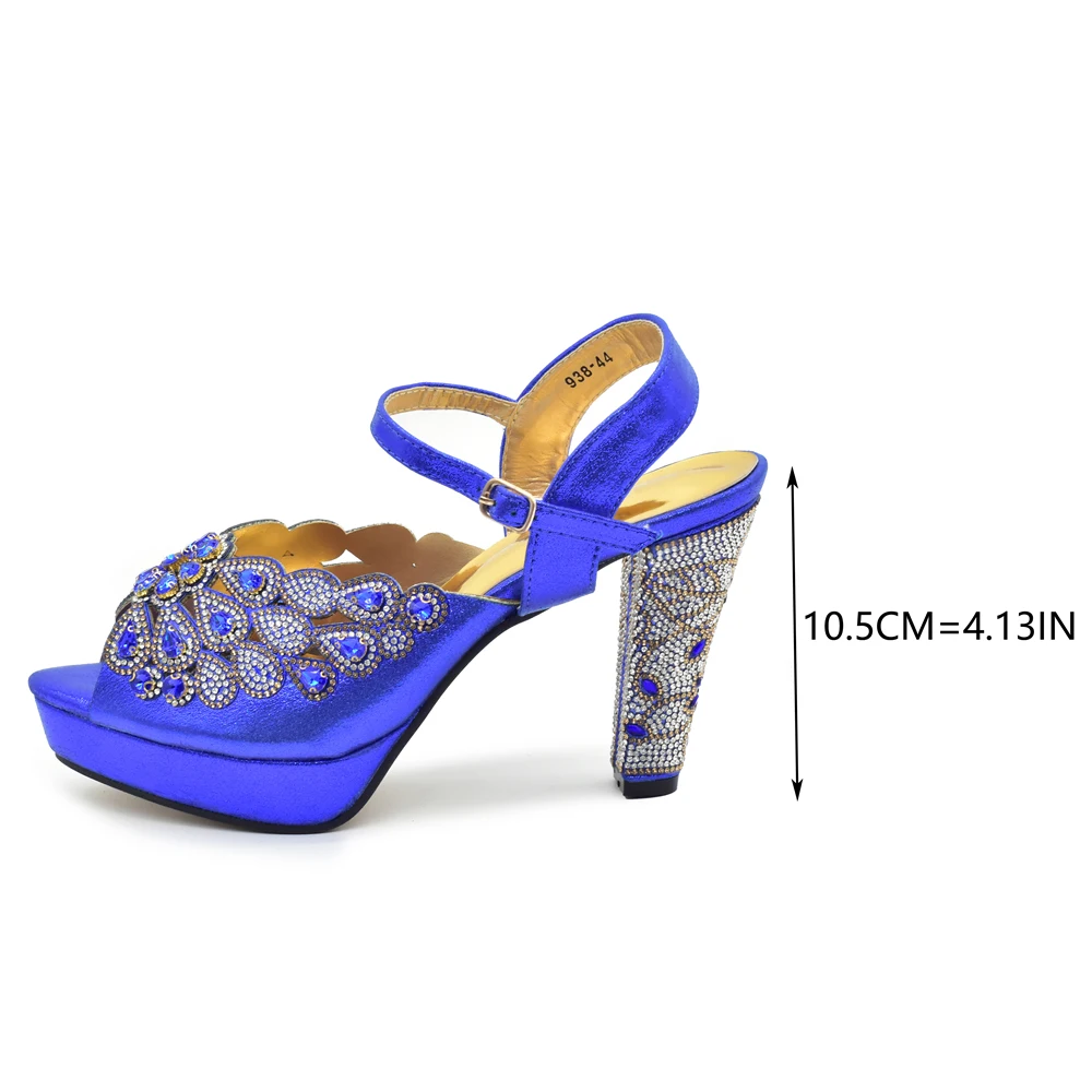 2025 Newest Arrival Italian Design Wine Royal Blue Peep Toe Women