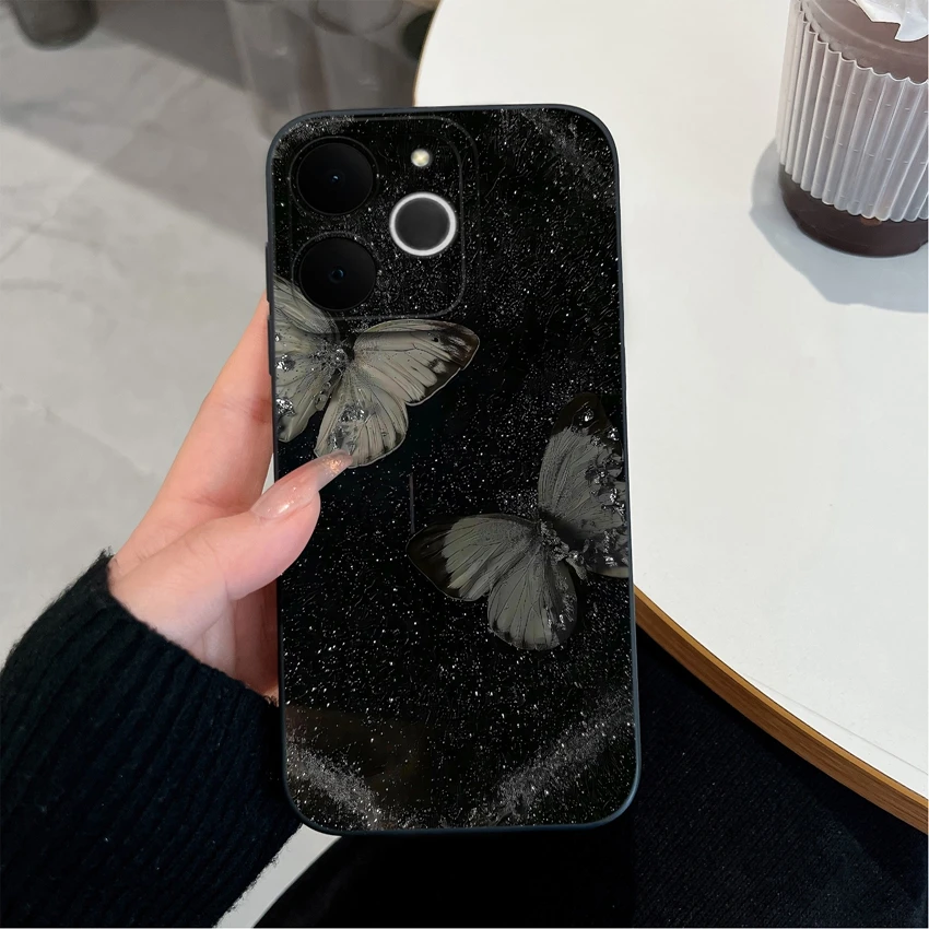Beautiful Butterfly & Cloud Design Soft Silicone Durable Phone Case Cover