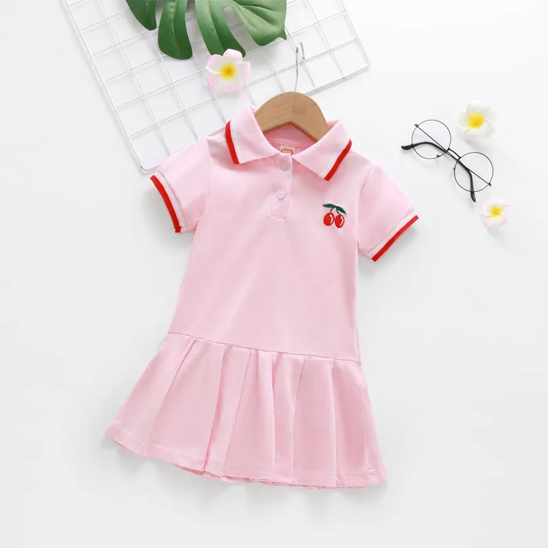 Baby Girls Short Sleeve Stripe Dresses Children Clothing Kids Summer Princess Dress Children Party Ball Pageant Casual Dresses children dress