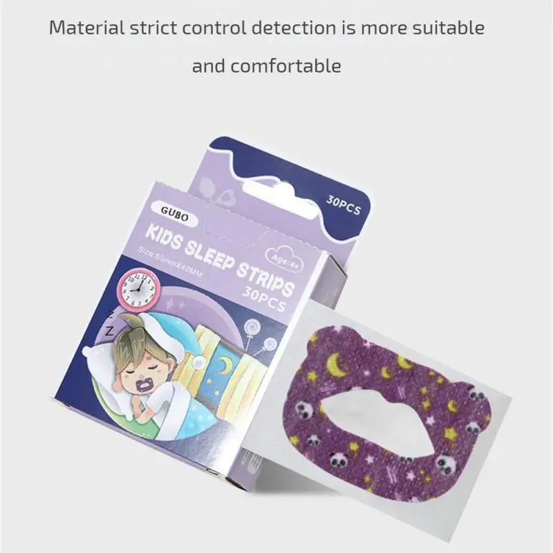 1~10PCS Baby sleep strips correction infant anti-open mouth sleeping good slumber patch product baby care tools kids items anti snoring nasal strips children mouth breathing preventer