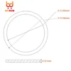 166x150x1 Dial angle measurer 360 degree dial mechanical circle Stainless steel decorative plate 2