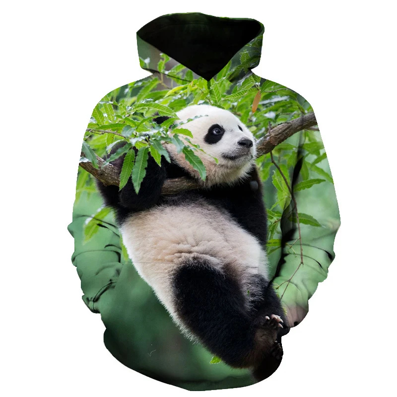 kid in sweatshirt vine New 3D Print Panda Girls Boys Hoodies Coat Teens Autumn Outerwear Kids Clothes 4-14Years Hooded Sweatshirt Long Sleeve Pullovers hoodie black kid