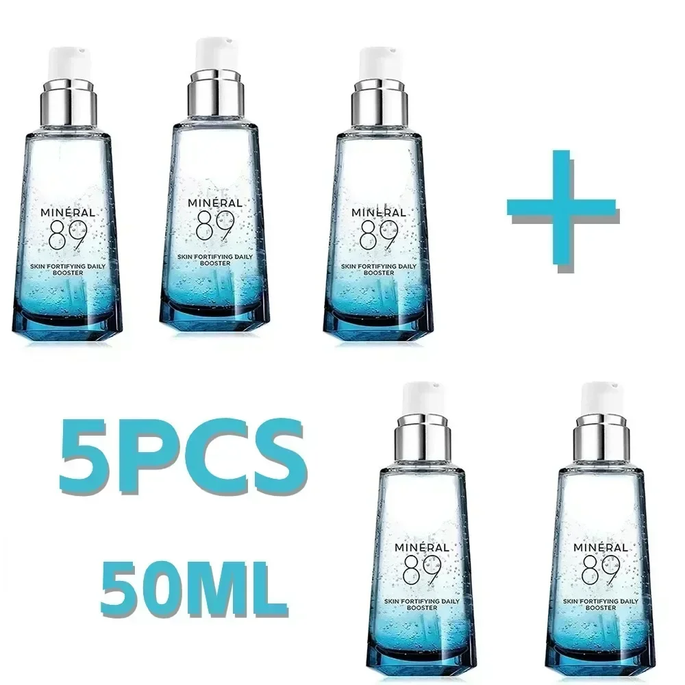 

5PCS Mineral 89 Hyaluronic Acid Facial Essence Women Moisturizing Serum Suitable For Sensitive And Dry Skin Care Makeup 50ml
