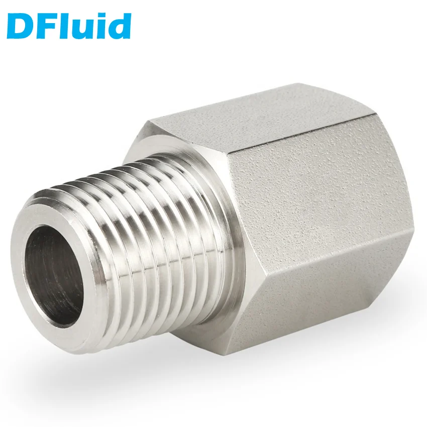 LTWFITTING Pipa Hex Tapón De Cabeza De 3/8 Pulgadas Macho BSPT Conector De Acero Inoxidable 316 De Manguera Petróleo Gas (paquete De 25
