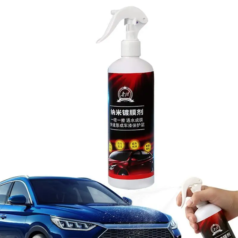 500ml Liquid Crystal Spray Polish High Protection Car Coating Agent Protective Car Restorer Spray For Electroplated Parts & Door