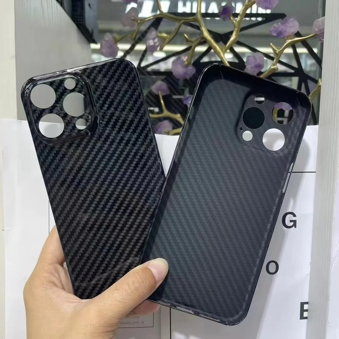 Чехол из углеродного волокна для IPhone 15pro/IPhone 15pro max, тонкий ударопрочный глянцевый чехол из углеродного волокна