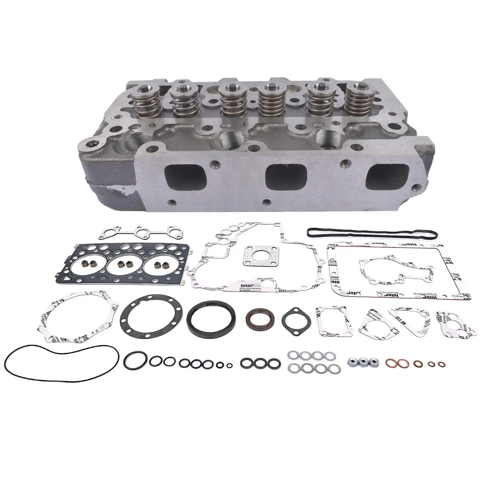 

AP03 D782 Engine Full Cylinder Head Assy With Vavel + Full Gasket Kit for Kubota