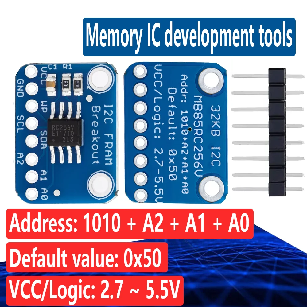 MB85RC256V Memory 32KB I2C Non Volatile FRAM Board - Foto 13