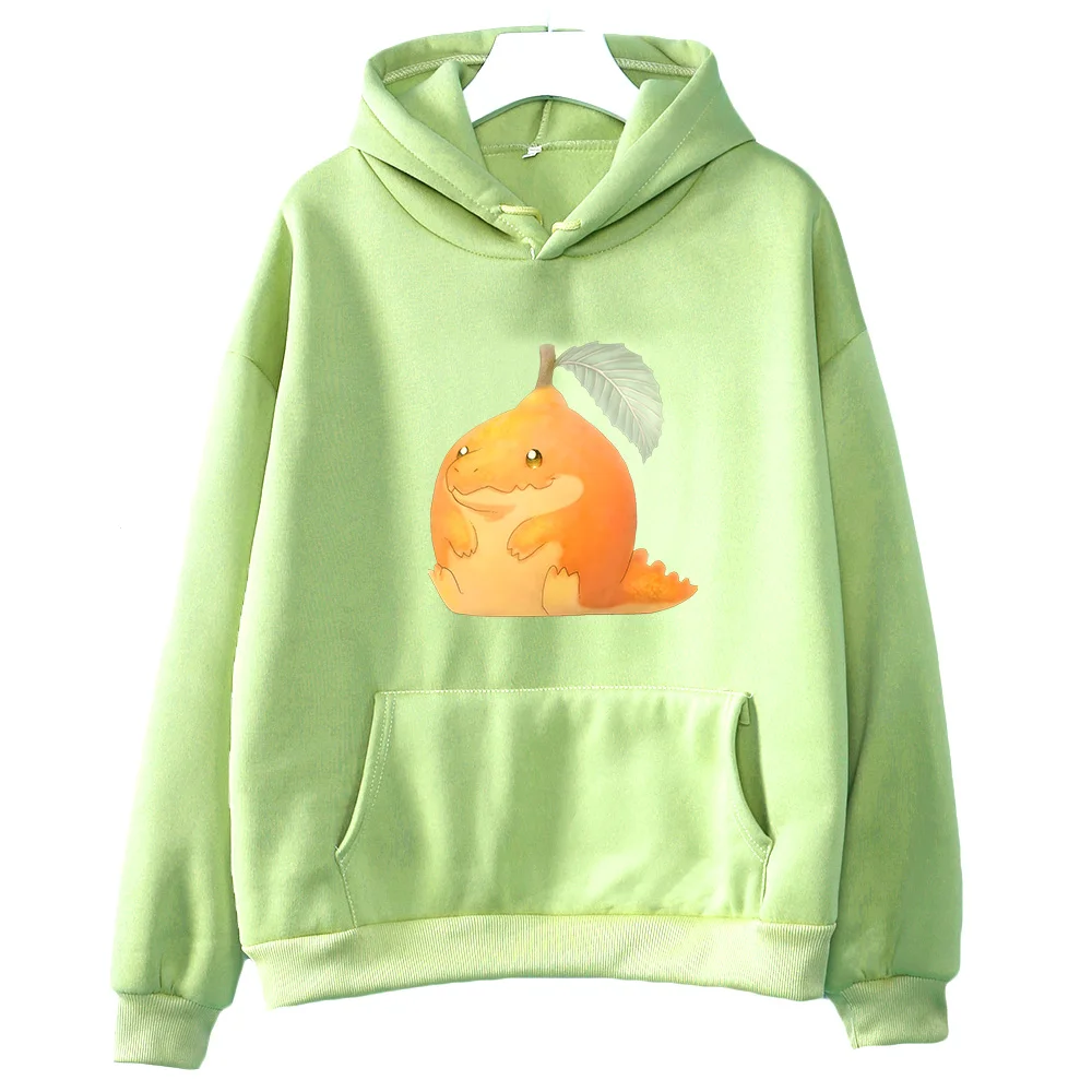 

Vegetable Fairy Loquat Crocodile Hoodie Cute Graphic Sweatshirts Funny Cartoon Clothes Unisex Autumn Fleece Long Sleeve Hoody