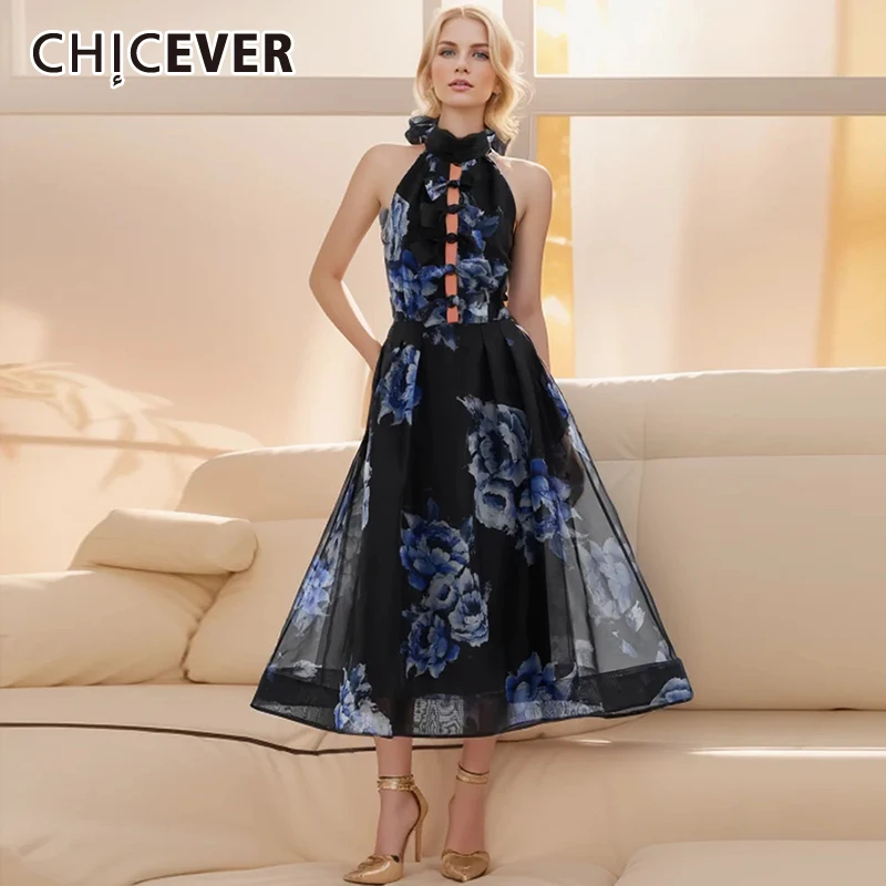 

Женское платье-миди без рукавов, с открытой спиной и бантом