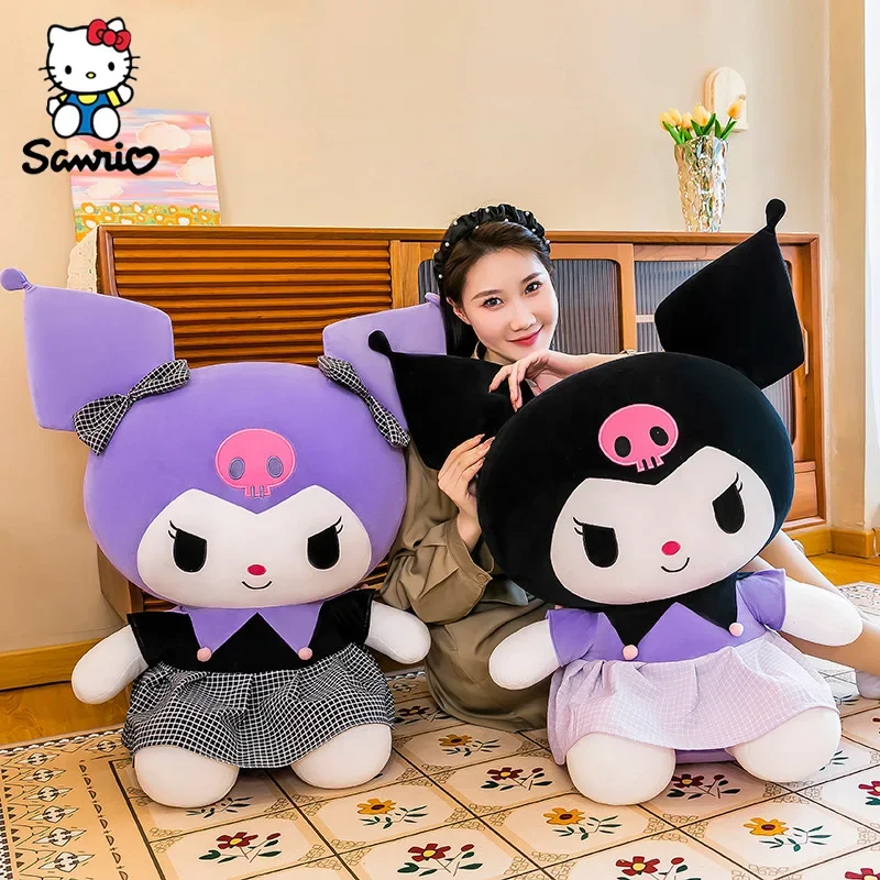 

Sanrio серия новинка от Kuromi кукла Мелоди, плюшевые игрушки, кукла для девочек, подушка для влюбленных, подарок на день, лидер продаж