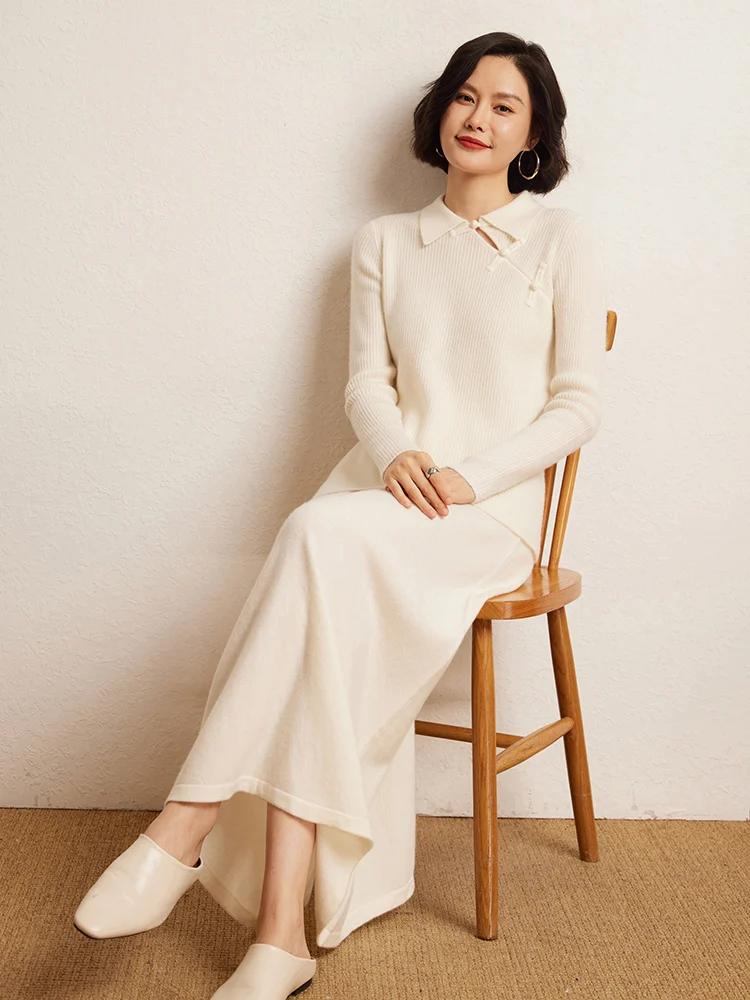 Korean Long Skirt Cashmere Detail 18