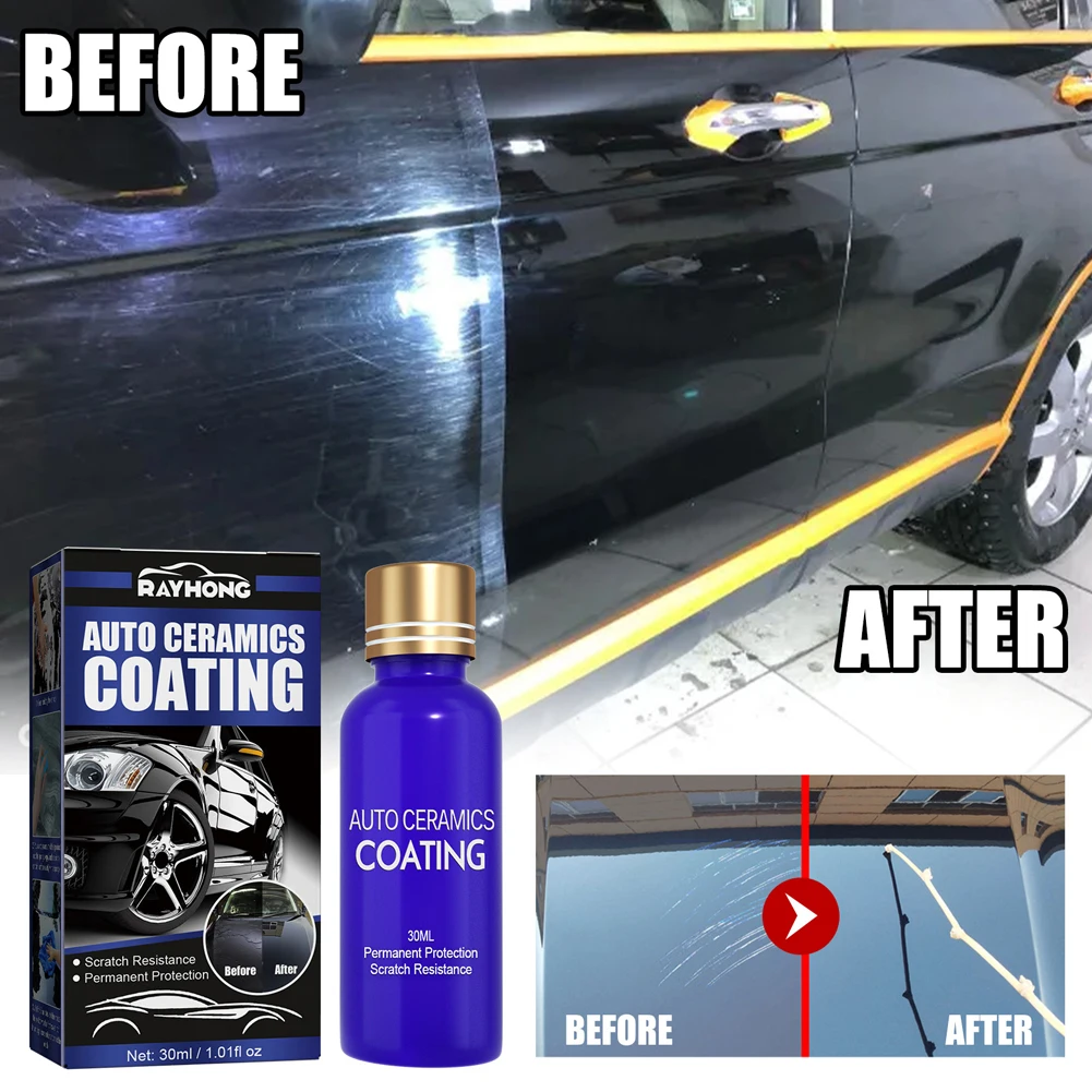 Auto Ceramic Coating Kit Car Clean Decontamination Waterproof Scratch Repair Car Paint Maintenance Refurbishment
