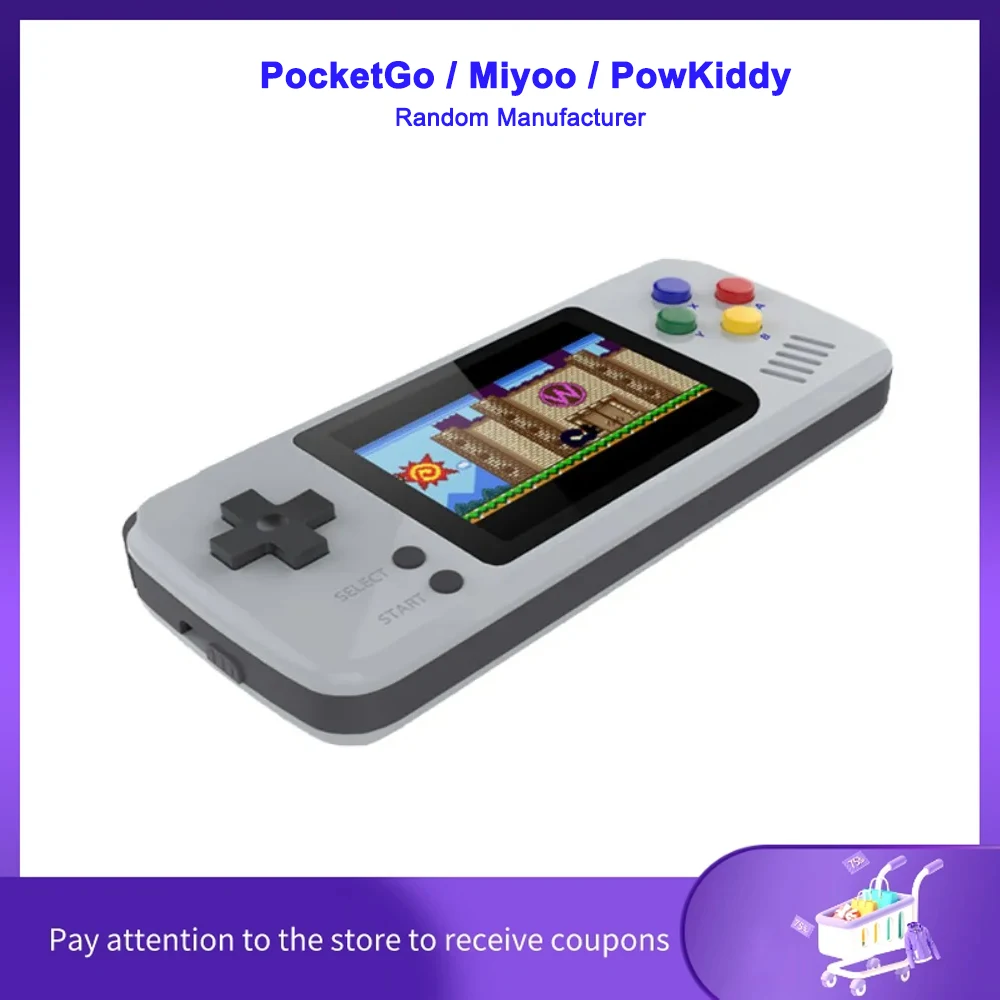 PocketGoV2GameConsoleMiyooPowKiddyCounterparts24InchScreen