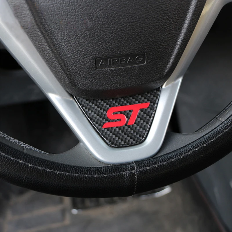 6 o'clock ST Steering Wheel Sequins Sticker ABS Chrome Cover Stickers ...