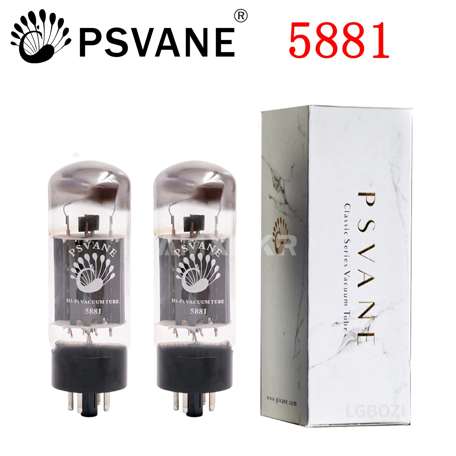 

PSVANE 5881 Vacuum Tube Replaces 6L6G 6L6GA 6L6GB 6L6GC 5881A 350C 6P3P Electron Tube For Audio Amplifier
