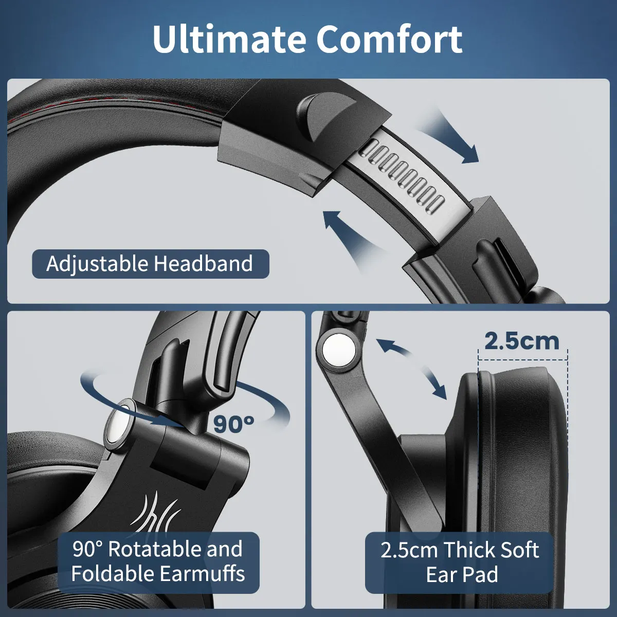Studio Headphones With Adjustable Headbands: Ultimate Comfort