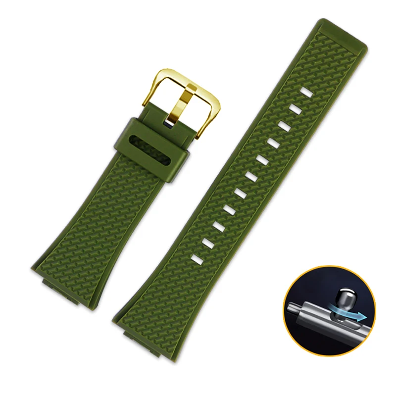 thumbnail image 1 of Correa de reloj de silicona para CASIO GM110, correa G-Shock pequeña de acero para pistola GM-110, accesorios de pulsera deportiva de resina, pulsera para hombre de 16 mm, 1 of 5