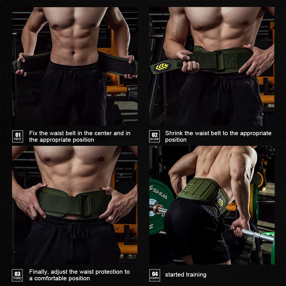 Sports Weight Lifting Belts Deadlift Squat Weightlifting Training Corset High-intensity Exercise Training Waist for Men Women 5